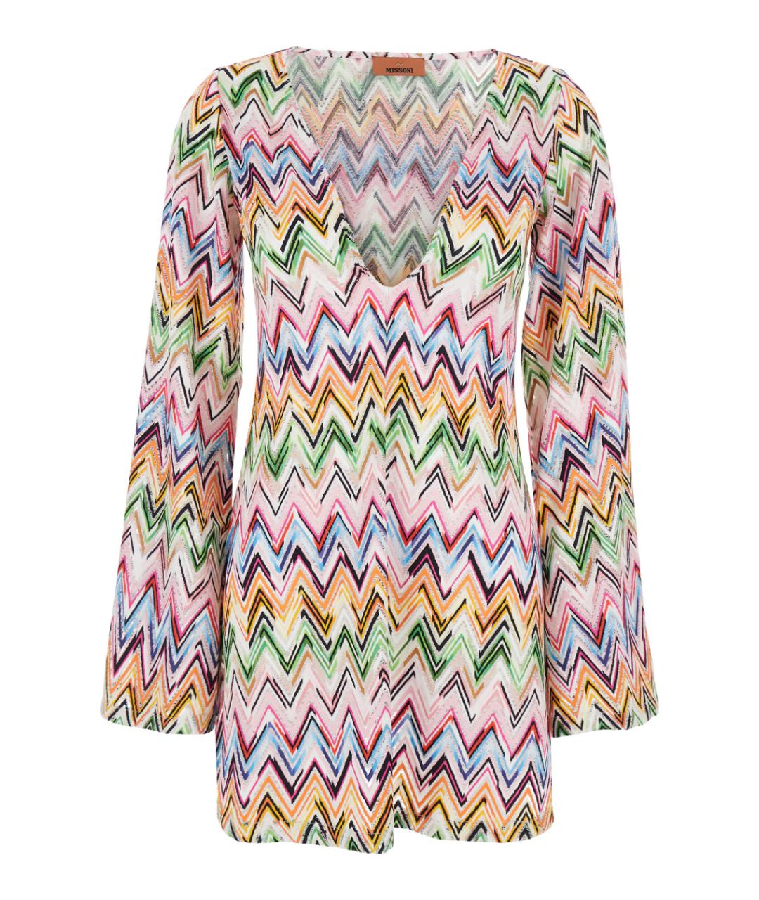 MISSONI Мульти вискозное повседневное платье, фото 1