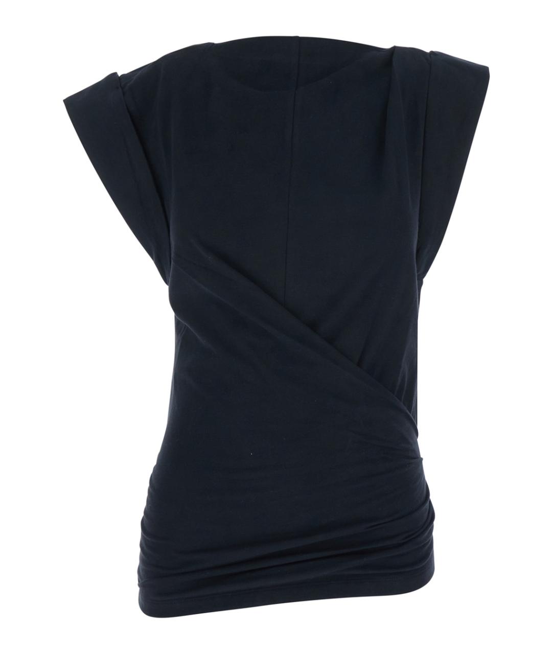 ISABEL MARANT Черная хлопковая футболка, фото 1