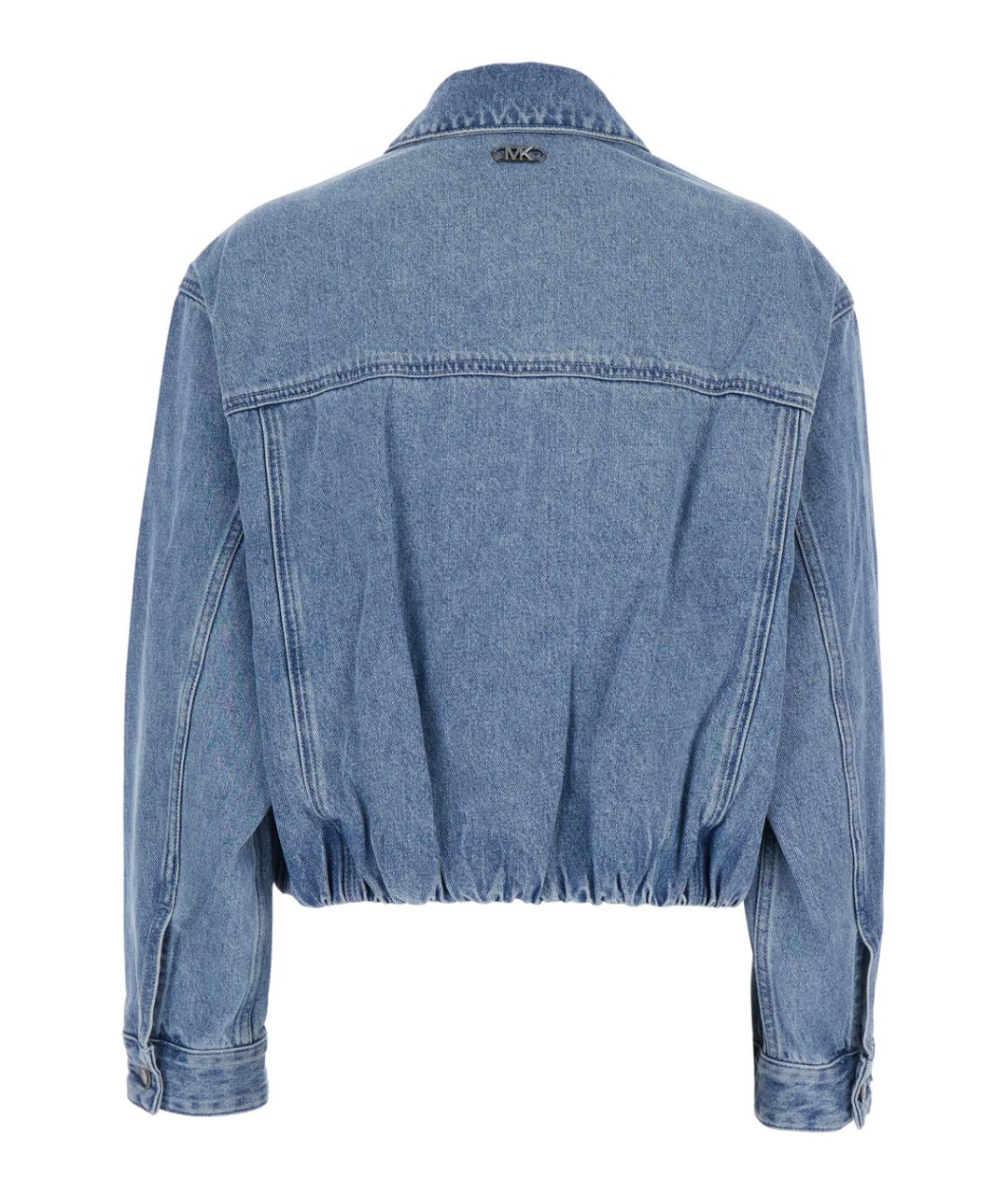 MICHAEL MICHAEL KORS Синяя хлопковая куртка, фото 2