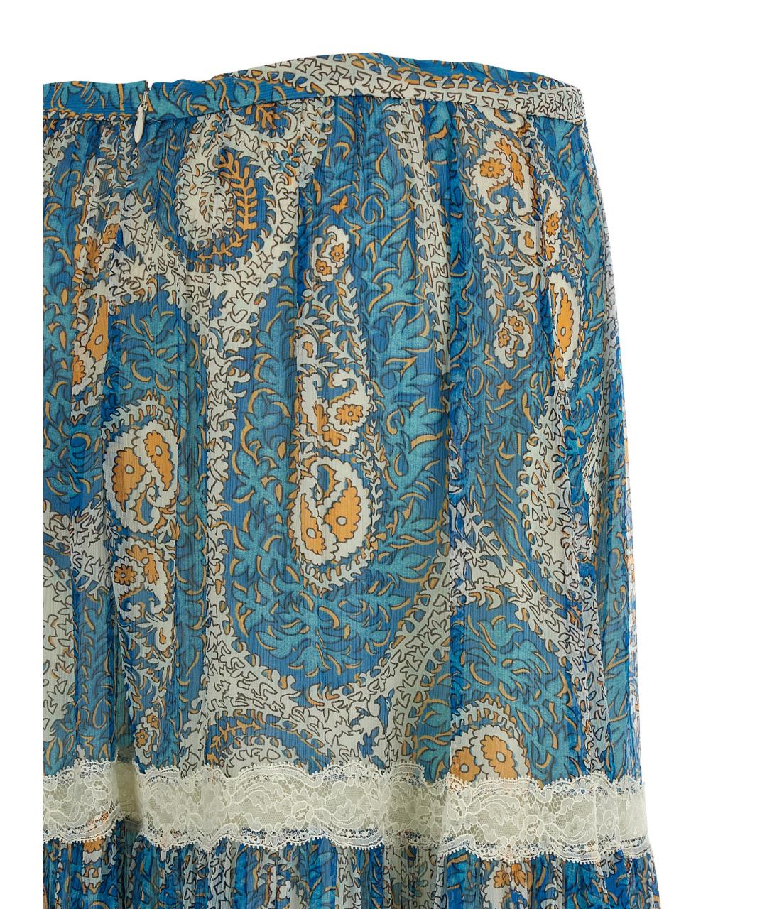 ETRO Мульти шелковая юбка макси, фото 4