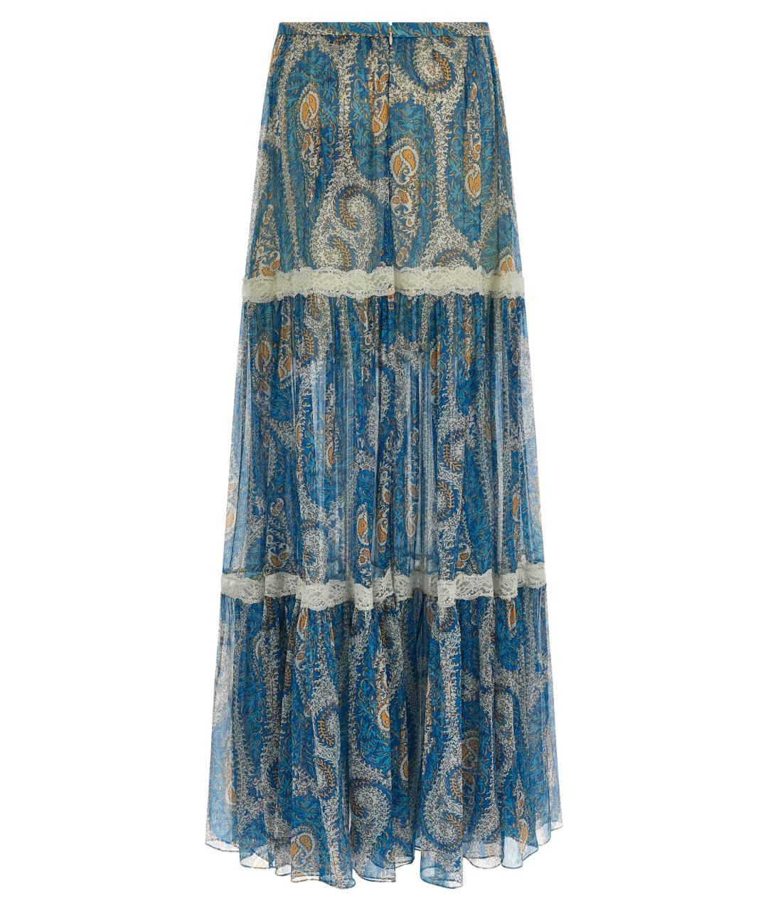 ETRO Мульти шелковая юбка макси, фото 2