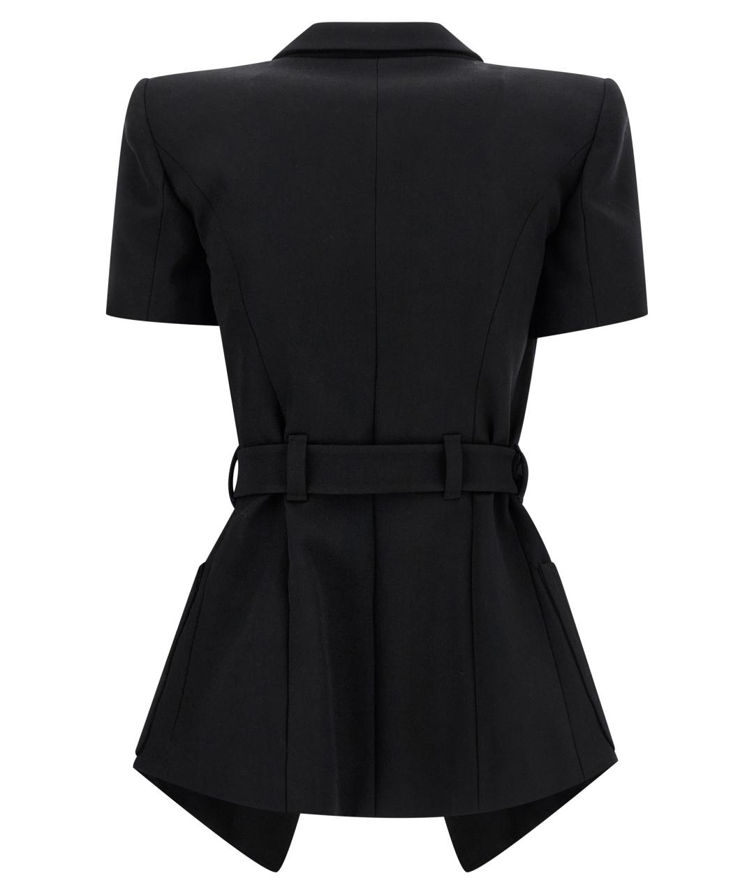 BALMAIN Черный шерстяной жакет/пиджак, фото 2