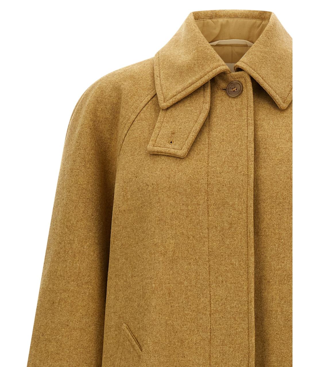 A.P.C. Бежевое шерстяное пальто, фото 3
