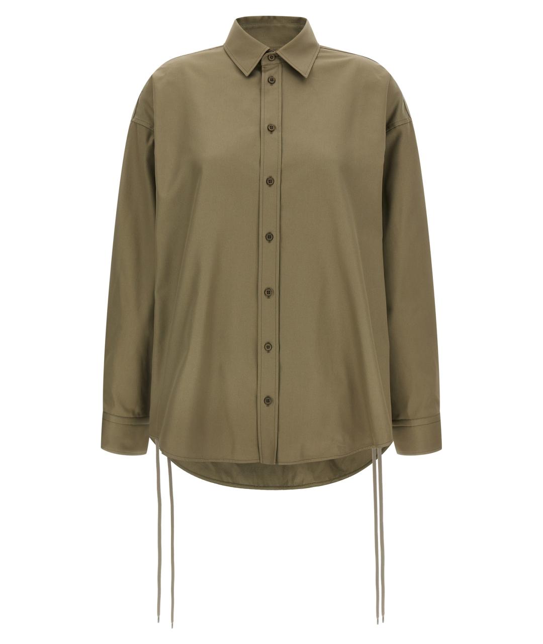 BALENCIAGA Зеленая хлопковая рубашка, фото 1