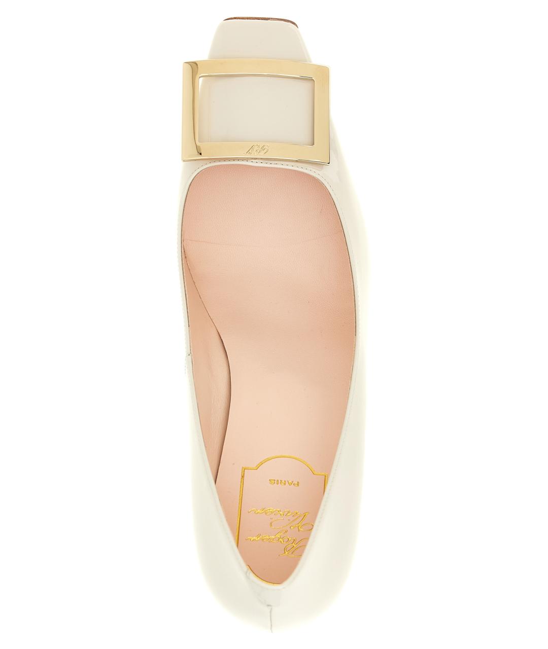 ROGER VIVIER Серые кожаные туфли, фото 4