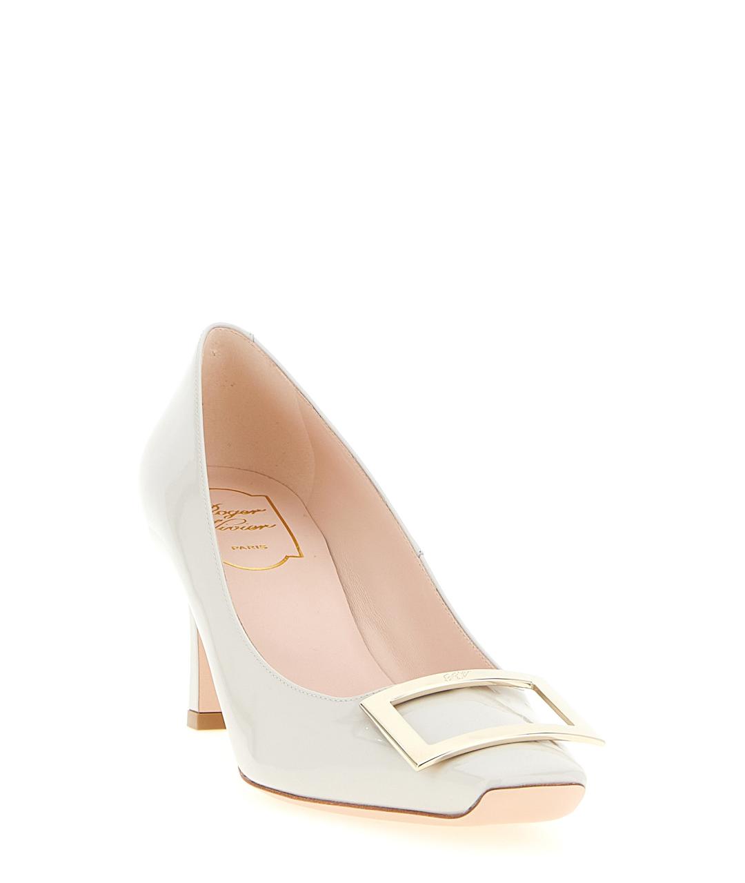 ROGER VIVIER Серые кожаные туфли, фото 2