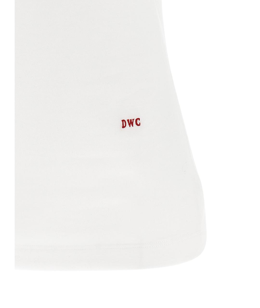 DSQUARED2 Белая хлопковая майка, фото 4