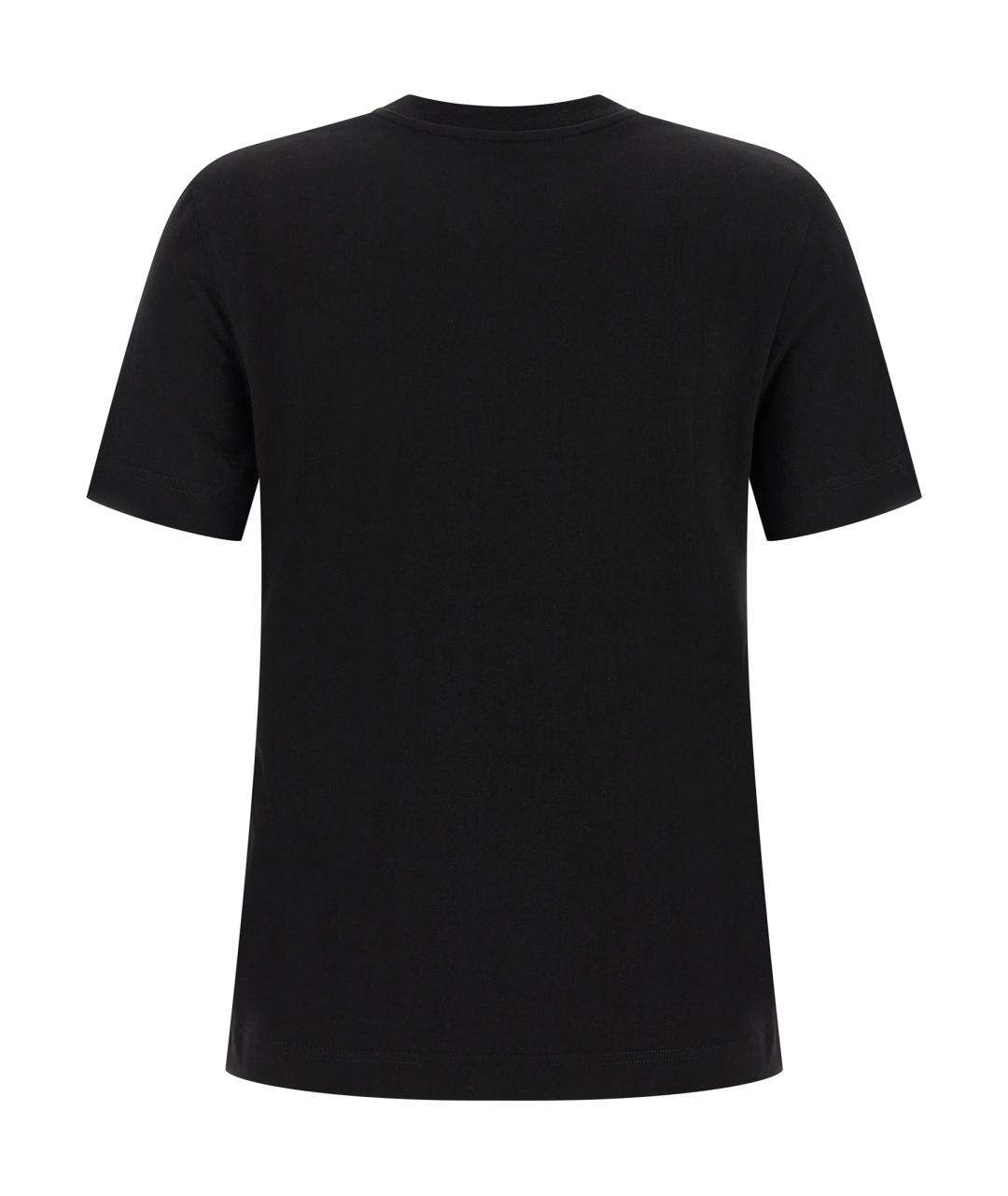 JACQUEMUS Черная хлопковая футболка, фото 2