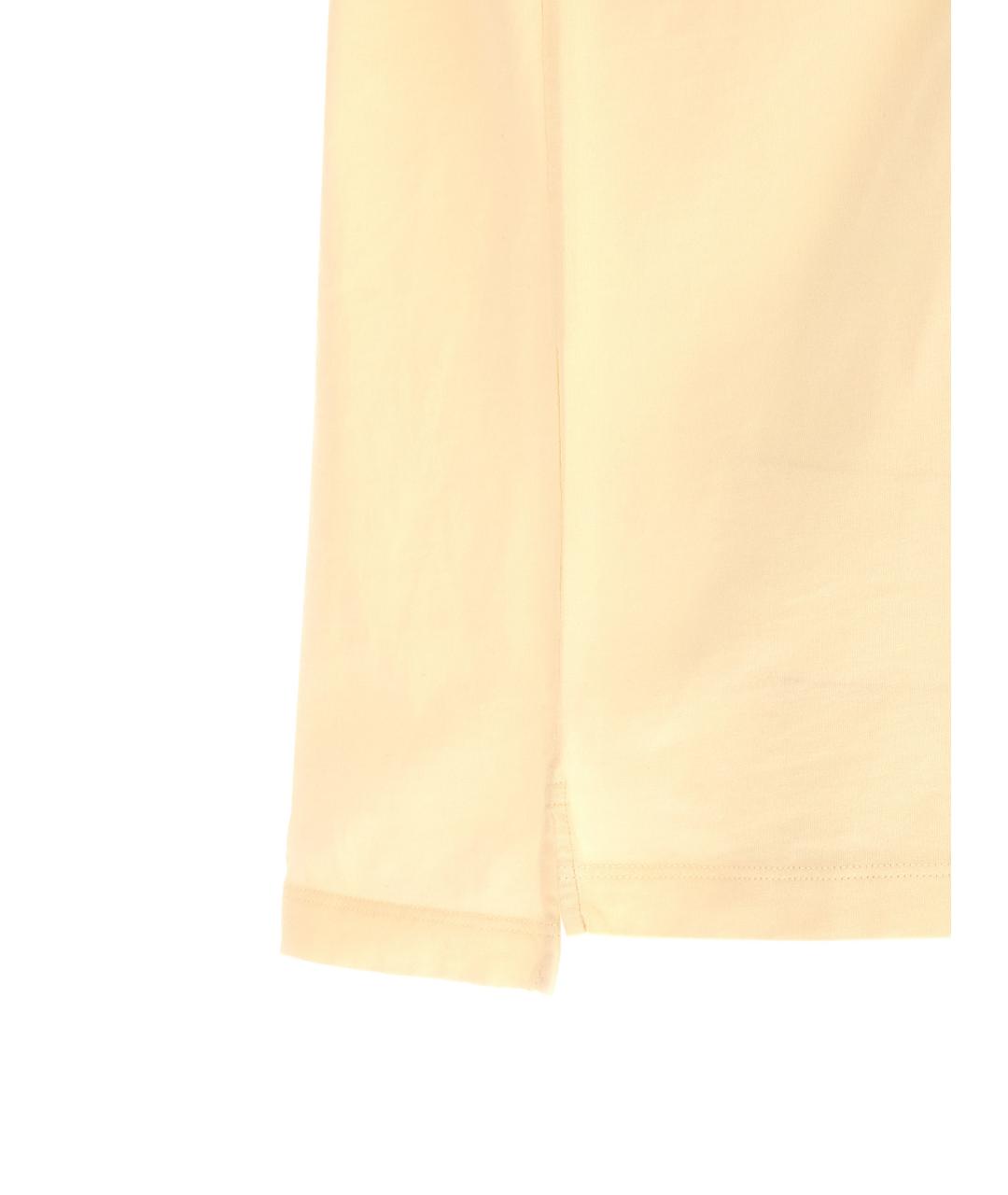 DSQUARED2 Бежевая хлопковая футболка, фото 4