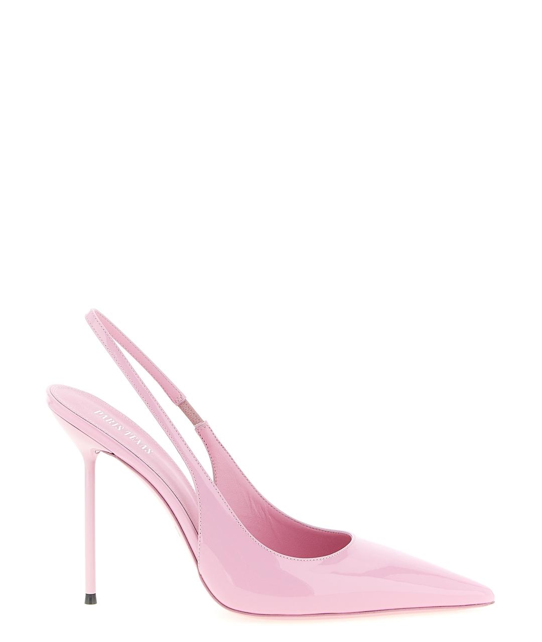 PARIS TEXAS Розовые кожаные туфли, фото 1