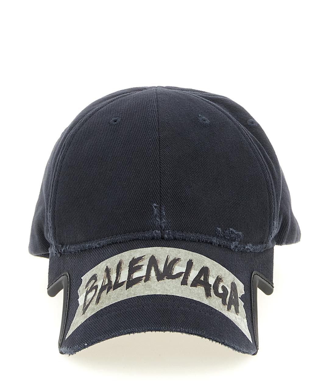 BALENCIAGA Черная хлопковая кепка/бейсболка, фото 1