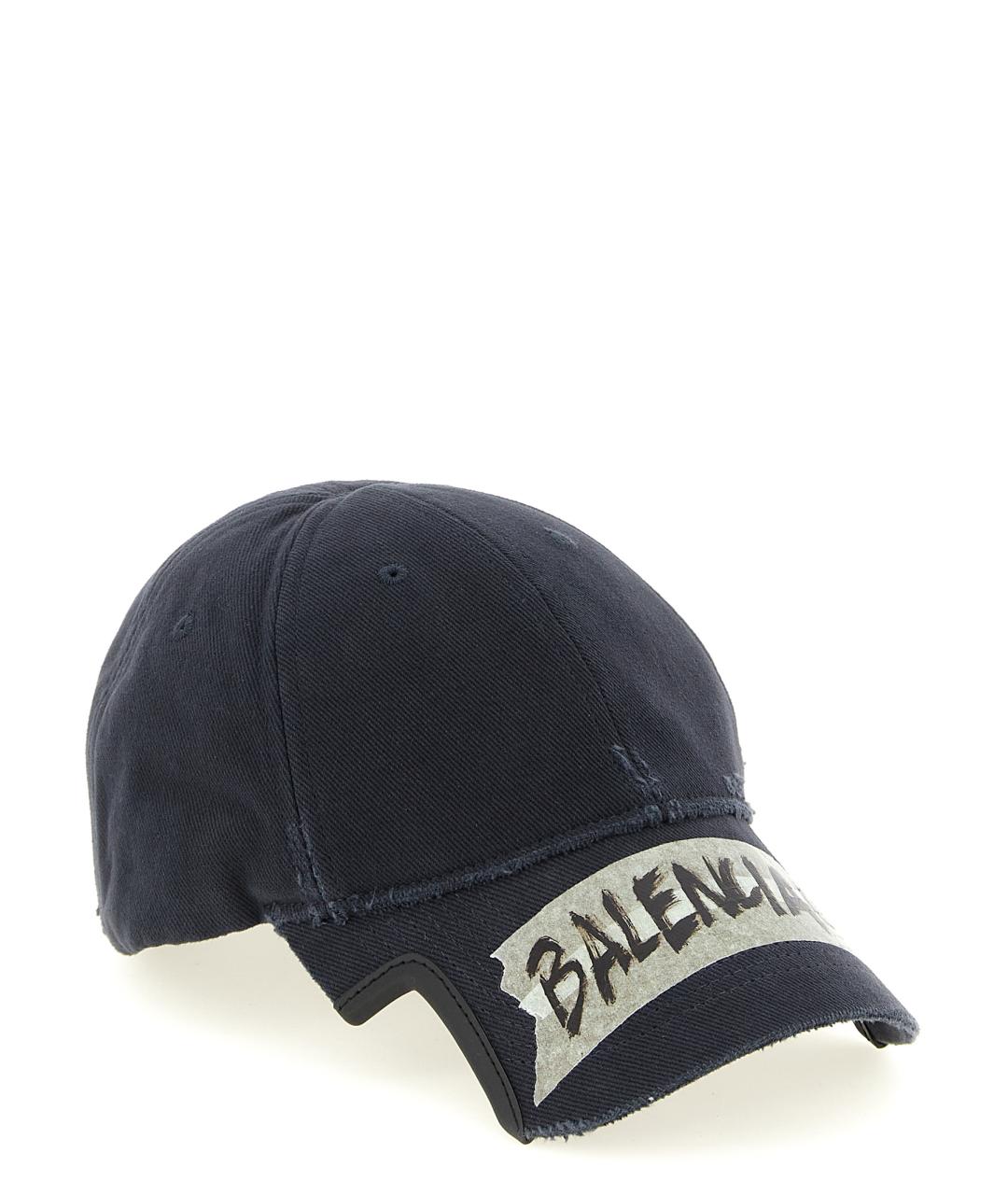 BALENCIAGA Черная хлопковая кепка/бейсболка, фото 2
