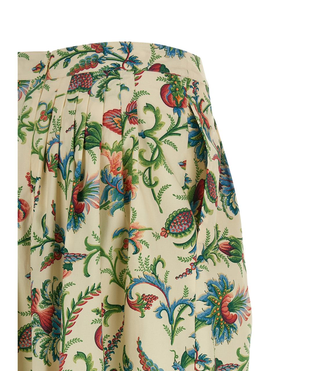 ETRO Мульти хлопковая юбка макси, фото 4