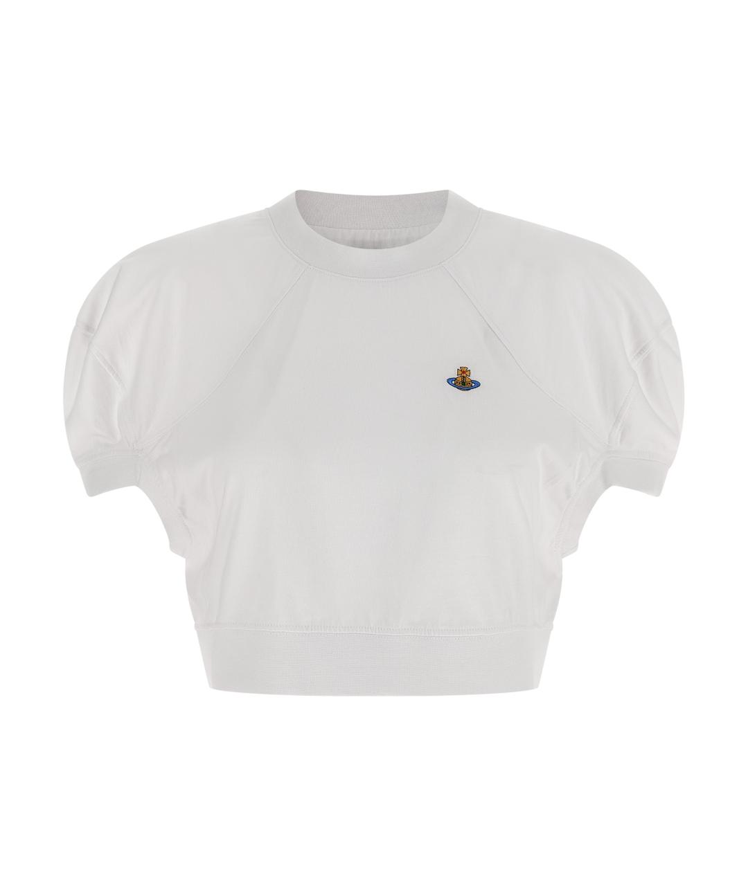 VIVIENNE WESTWOOD Белая хлопковая футболка, фото 1