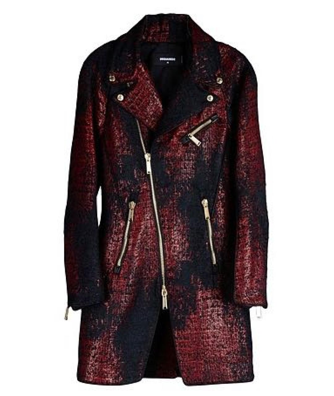 DSQUARED2 Бордовое пальто, фото 9