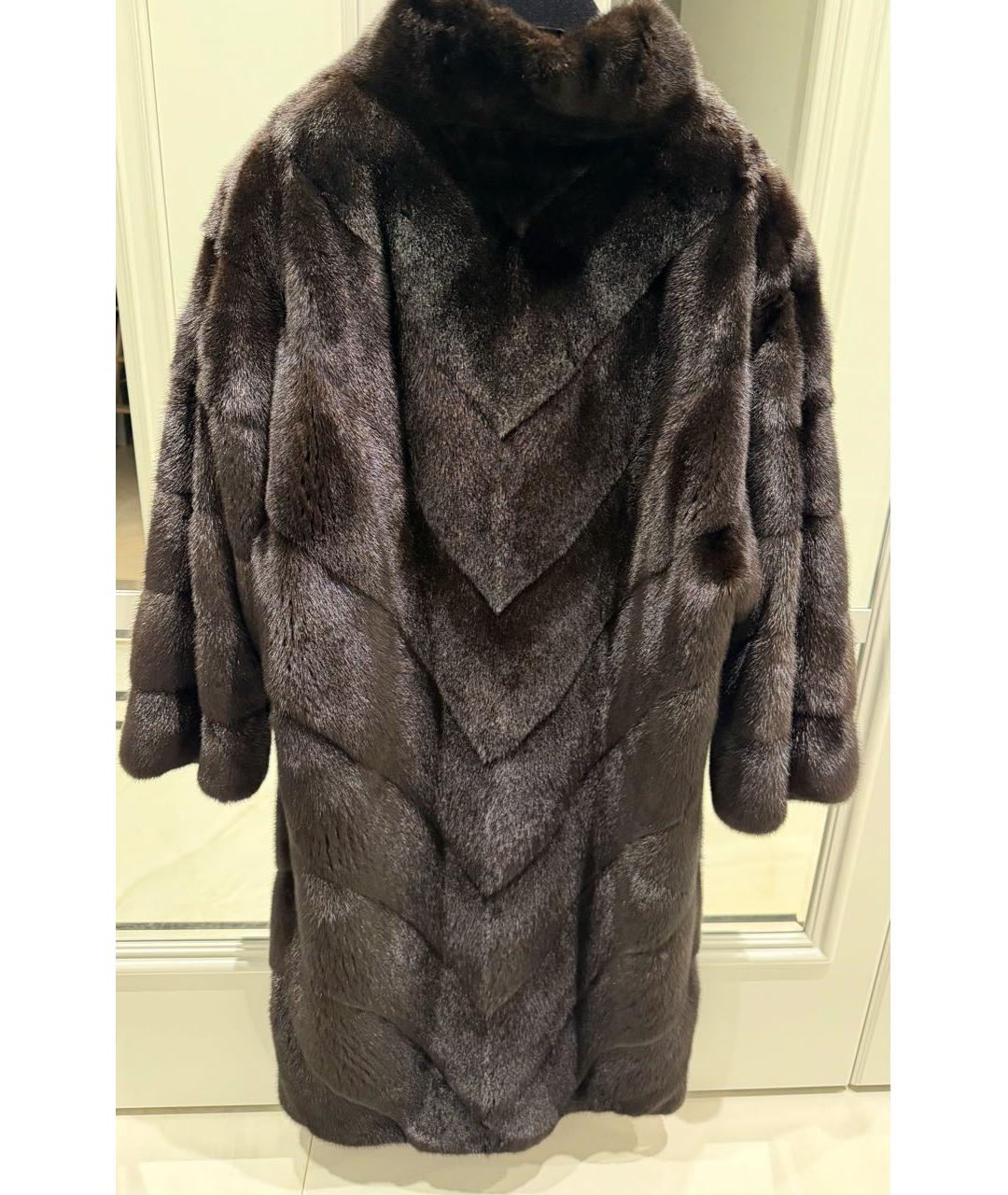 BRASCHI Черная меховая шуба, фото 2