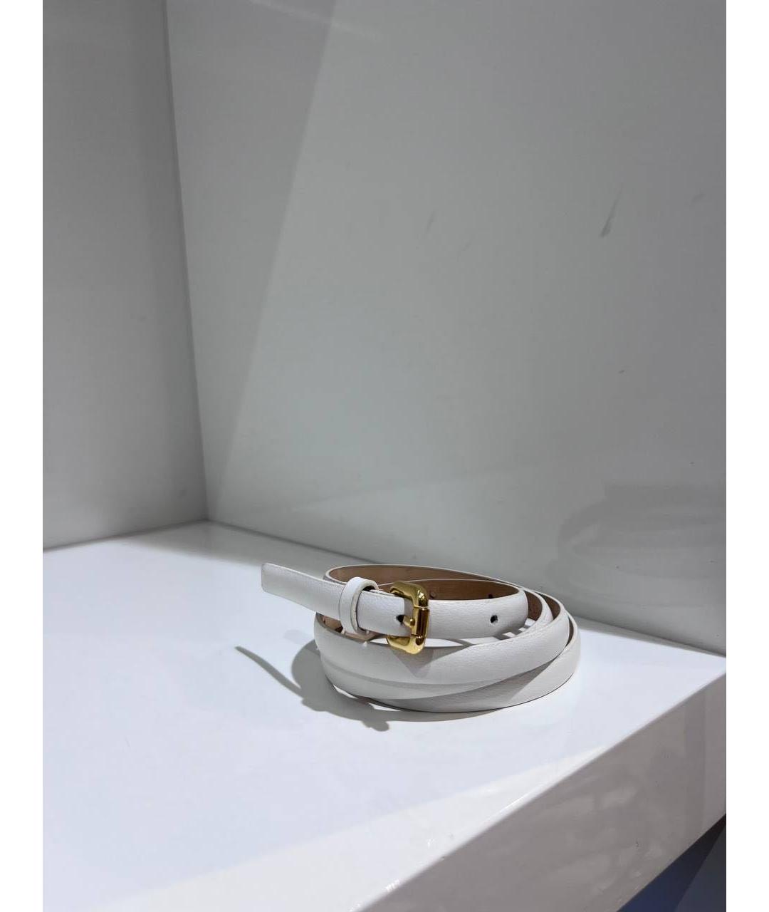 ALEXANDER TEREKHOV Белый кожаный ремень, фото 2