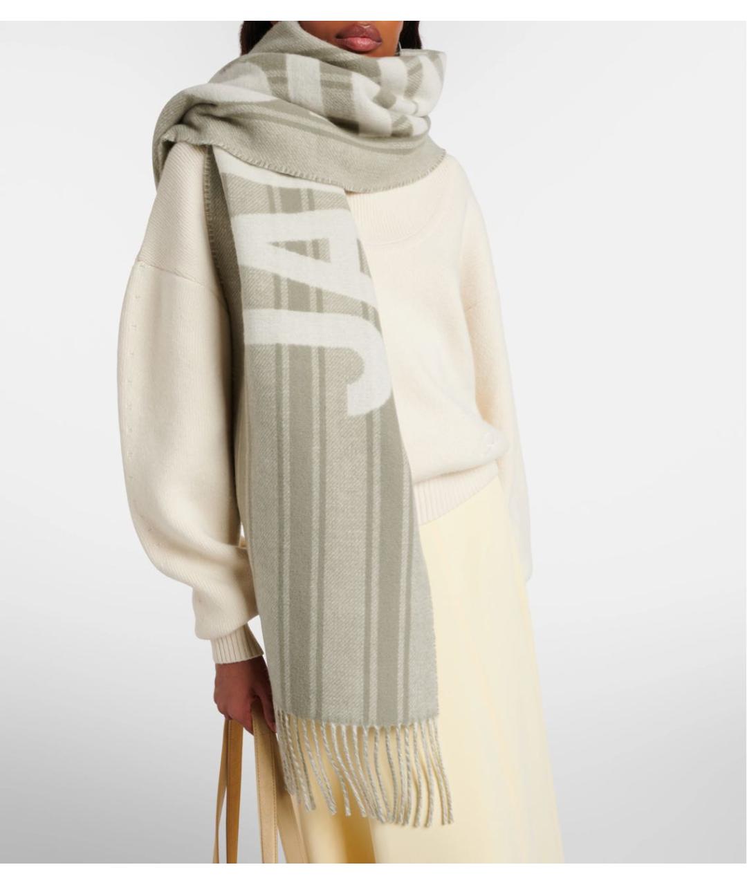 JACQUEMUS Мульти шерстяной шарф, фото 4