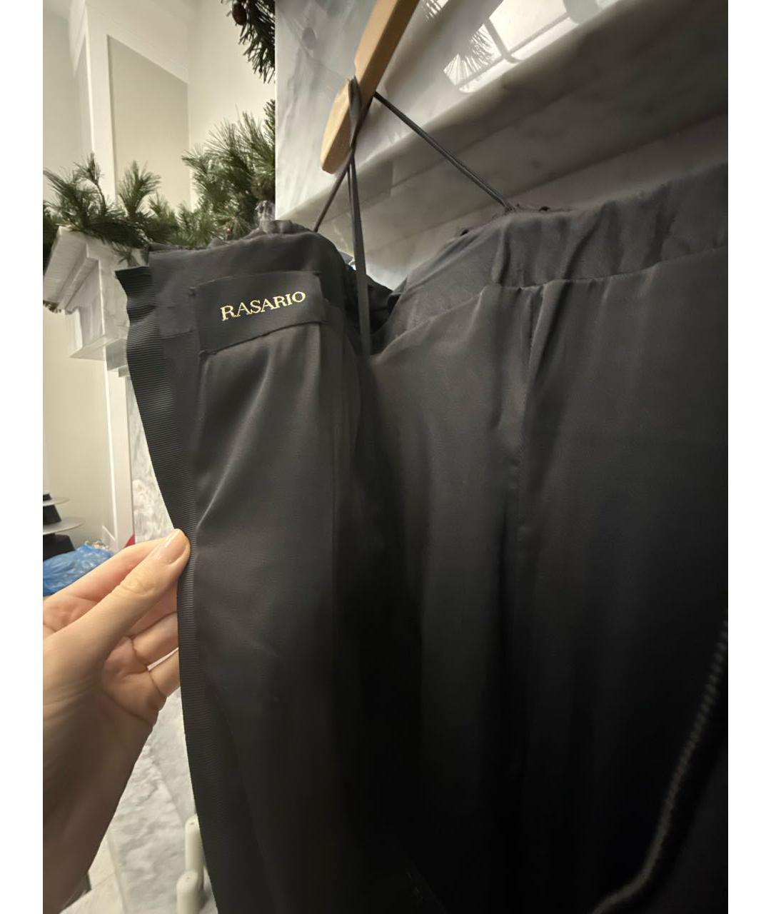RASARIO Черное шелковое вечернее платье, фото 3
