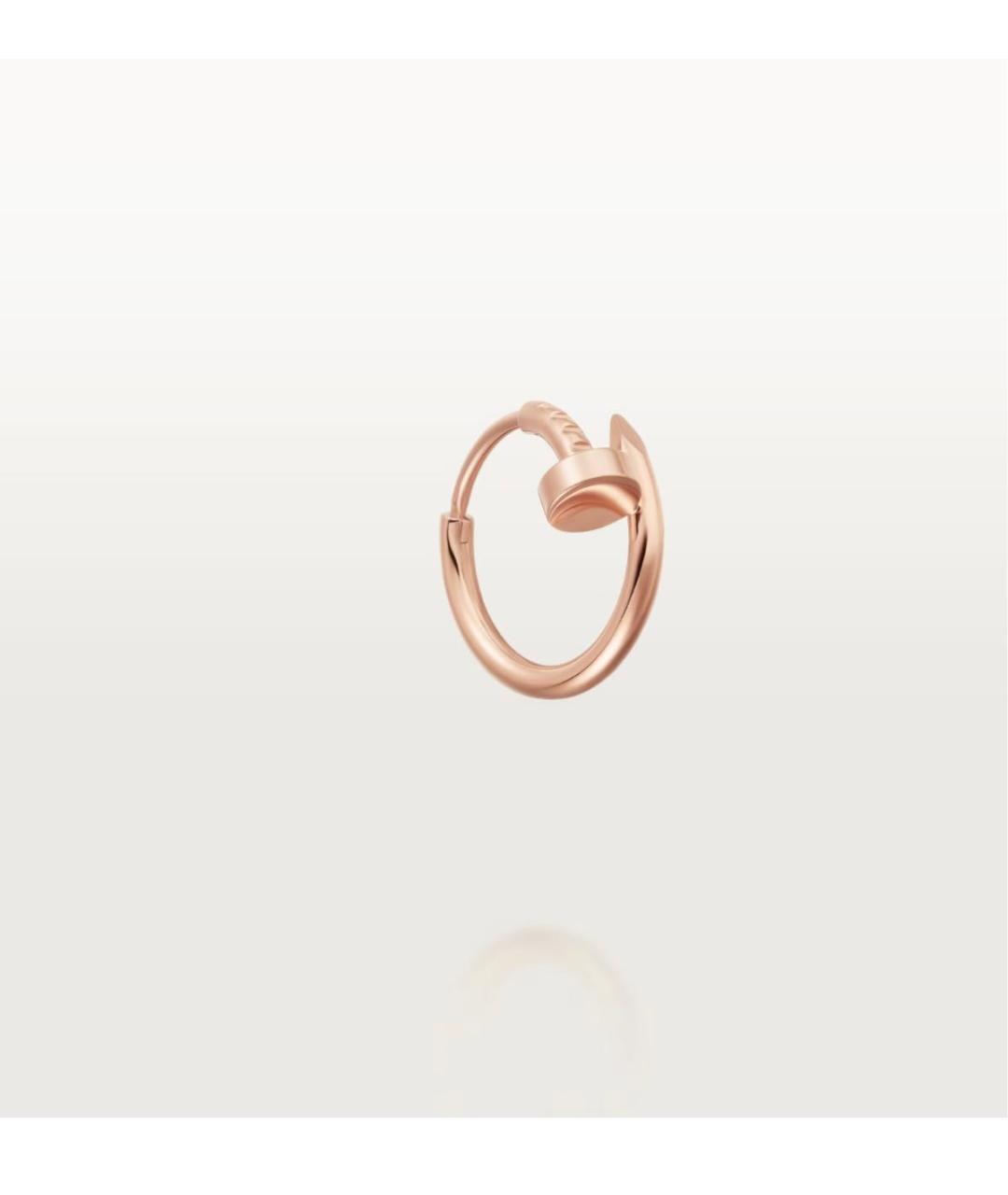 CARTIER Розовые серьги из розового золота, фото 4