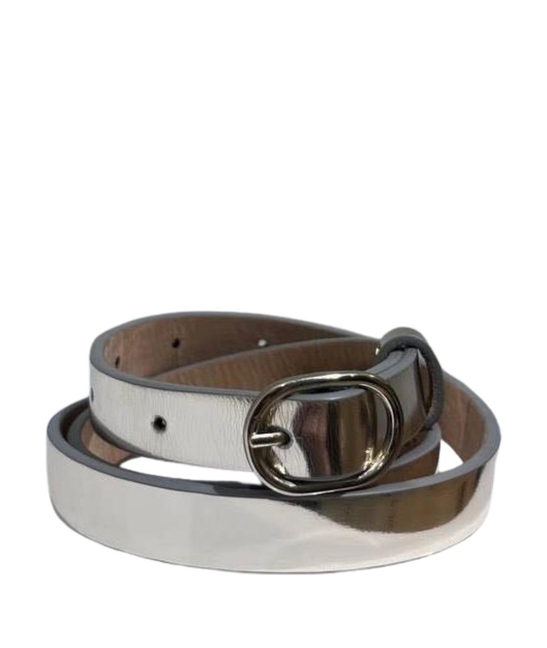 ALEXANDER TEREKHOV Бежевый кожаный ремень, фото 1