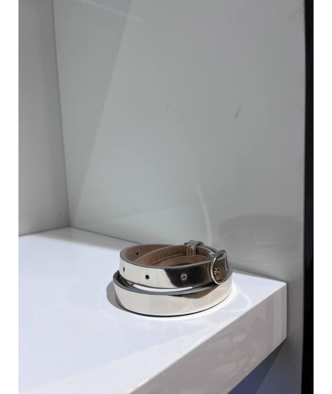 ALEXANDER TEREKHOV Бежевый кожаный ремень, фото 3