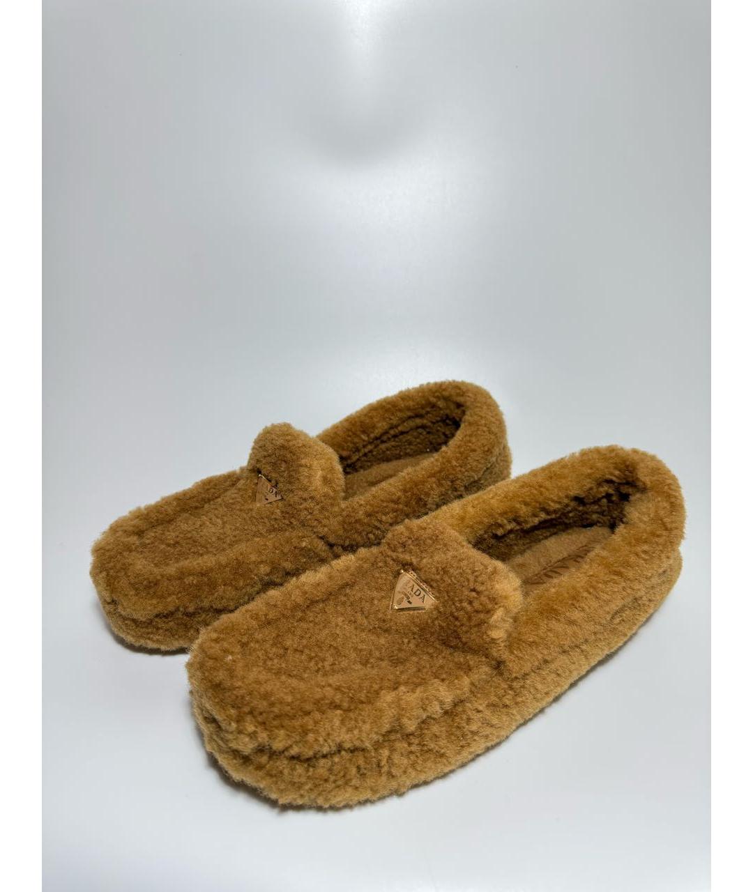 PRADA Коричневые мокасины, фото 3