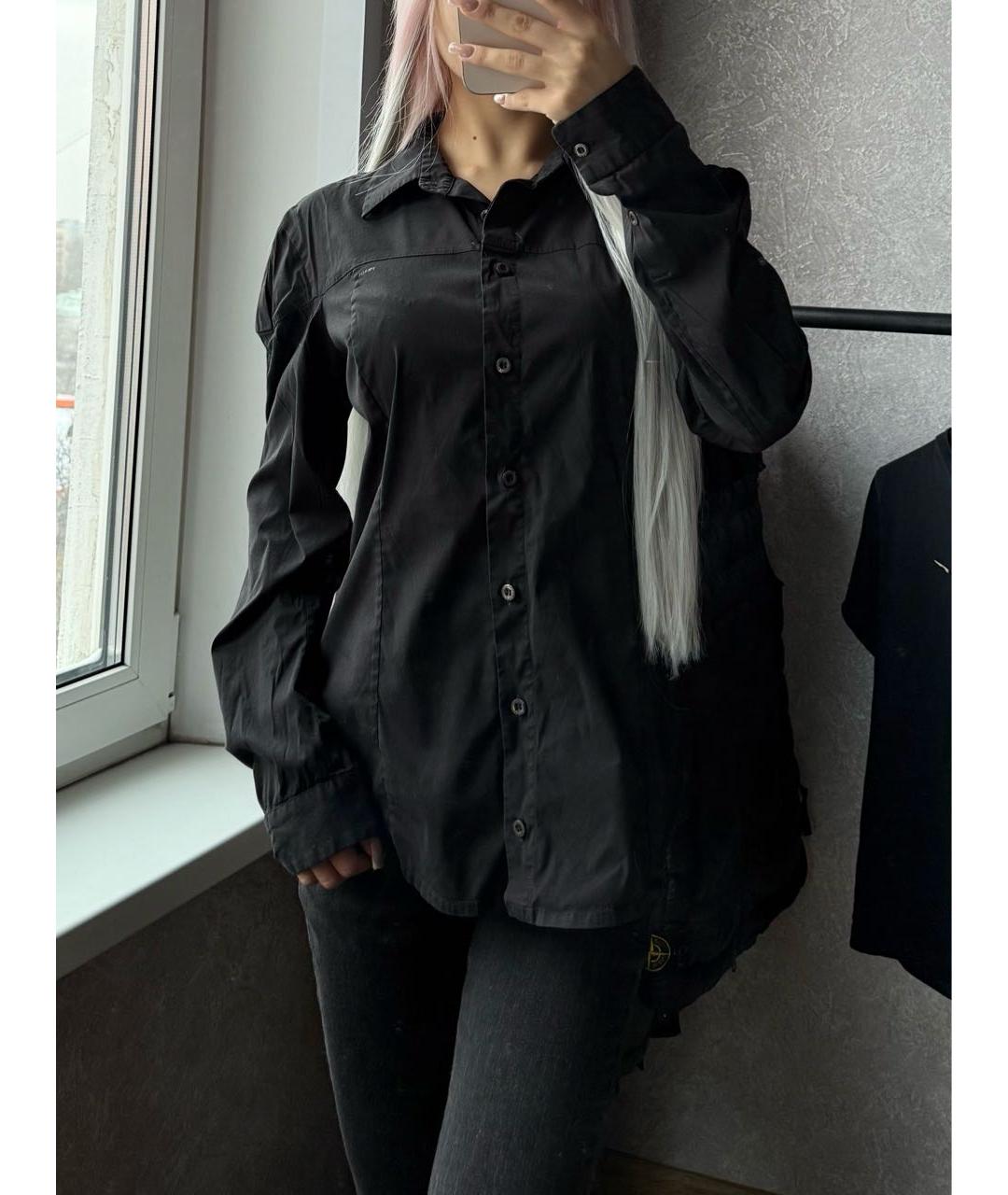 PRADA Черная хлопковая рубашка, фото 4
