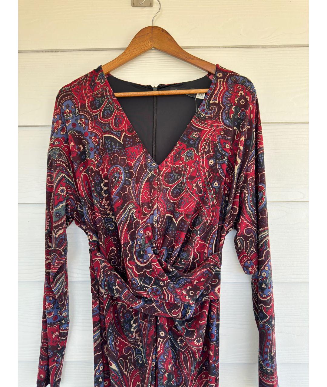 RALPH LAUREN Мульти полиэстеровое повседневное платье, фото 2