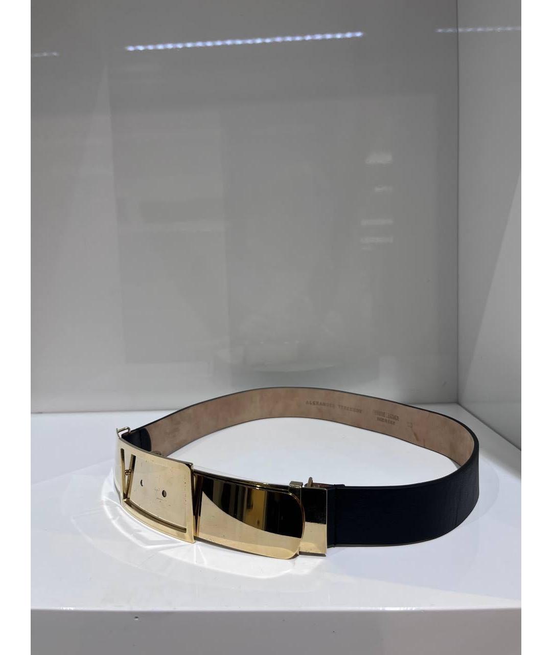 ALEXANDER TEREKHOV Черный кожаный ремень, фото 2