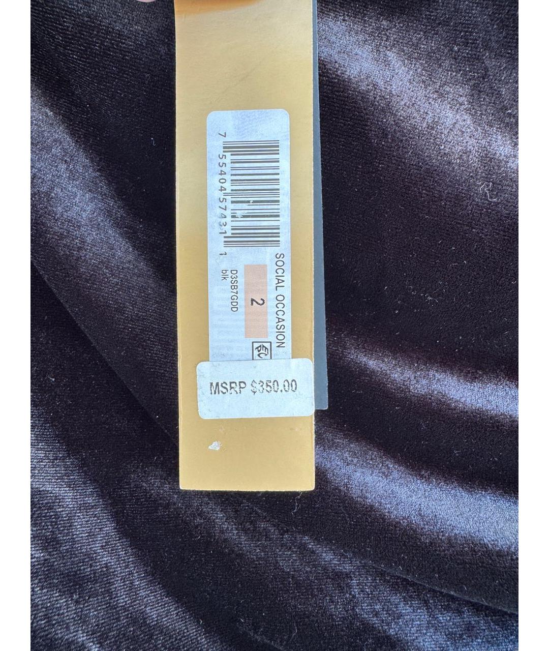 DKNY Черное полиэстеровое коктейльное платье, фото 6