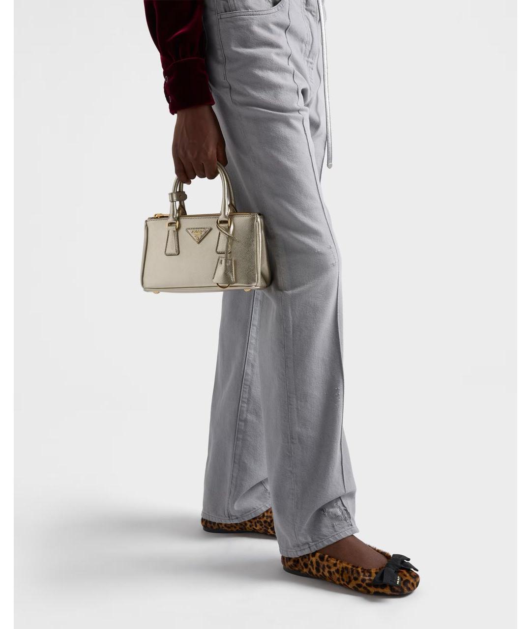 PRADA Коричневые кожаные балетки, фото 3