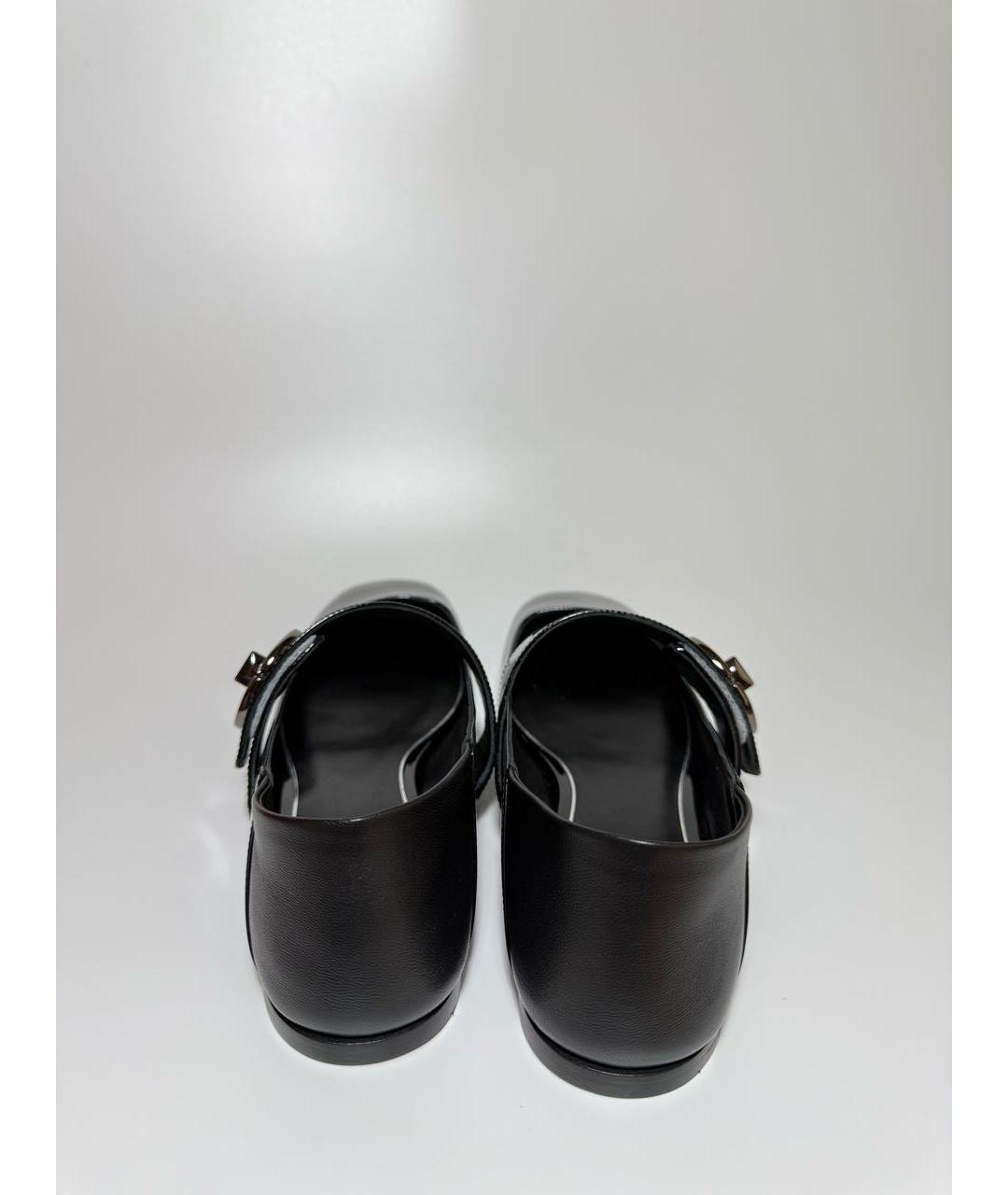 VALENTINO Черные балетки из лакированной кожи, фото 5