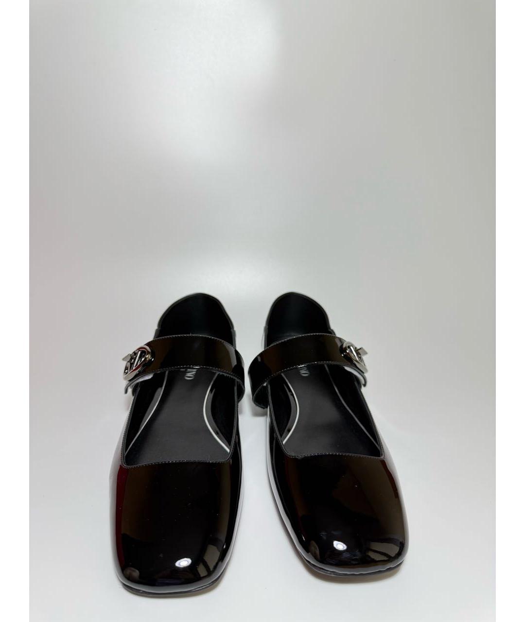 VALENTINO Черные балетки из лакированной кожи, фото 3