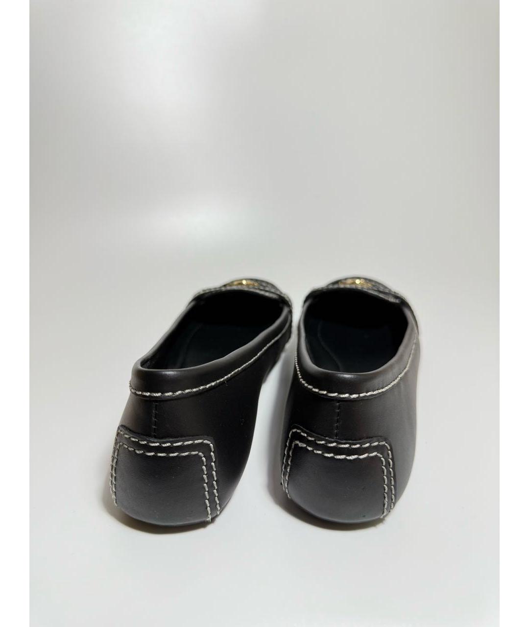 MICHAEL KORS Черные кожаные мокасины, фото 4