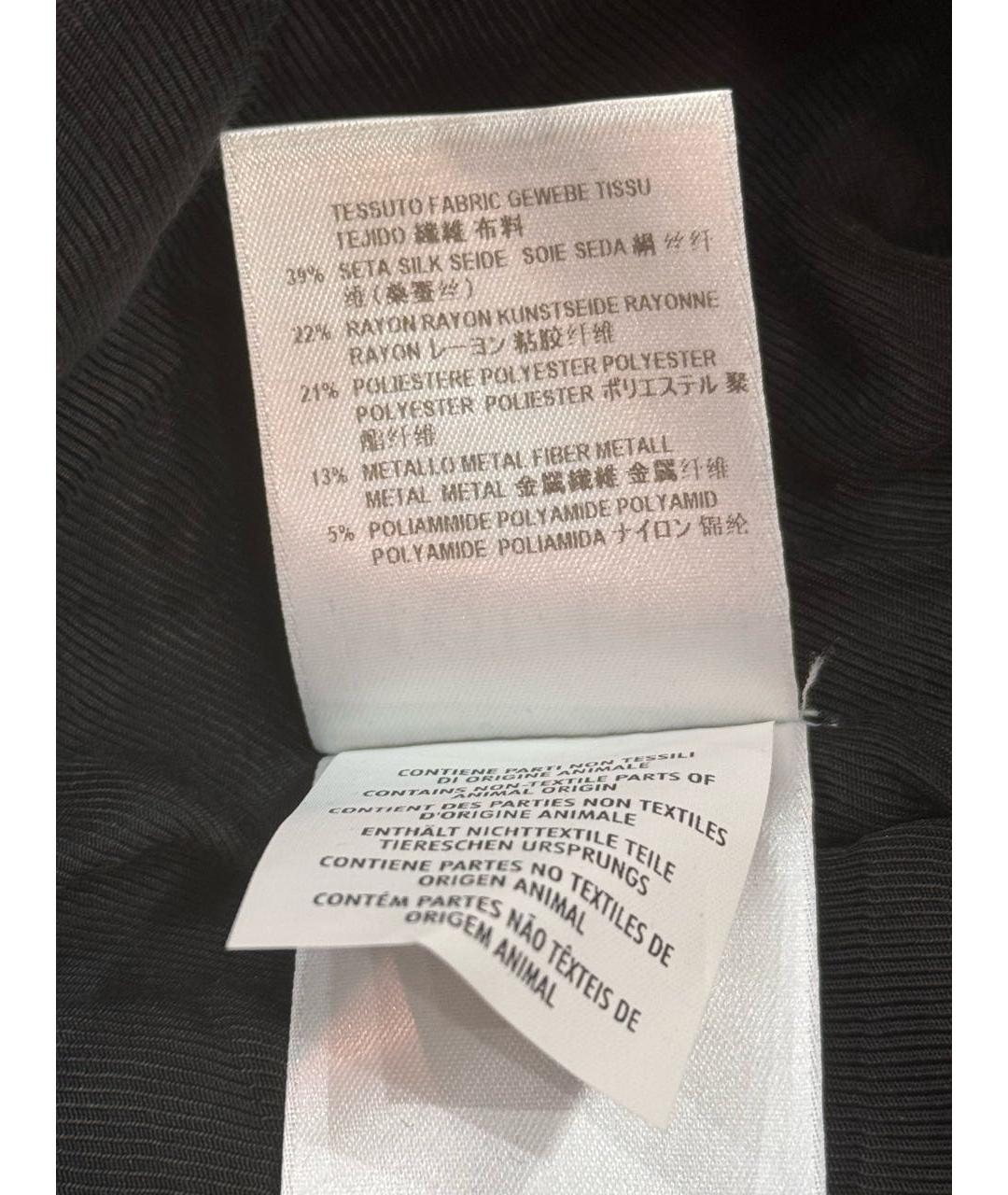 ALEXANDER MCQUEEN Золотые шелковые классические брюки, фото 8