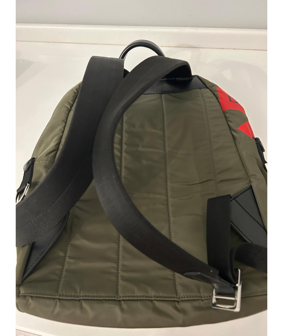 DOLCE&GABBANA Хаки тканевый рюкзак, фото 3