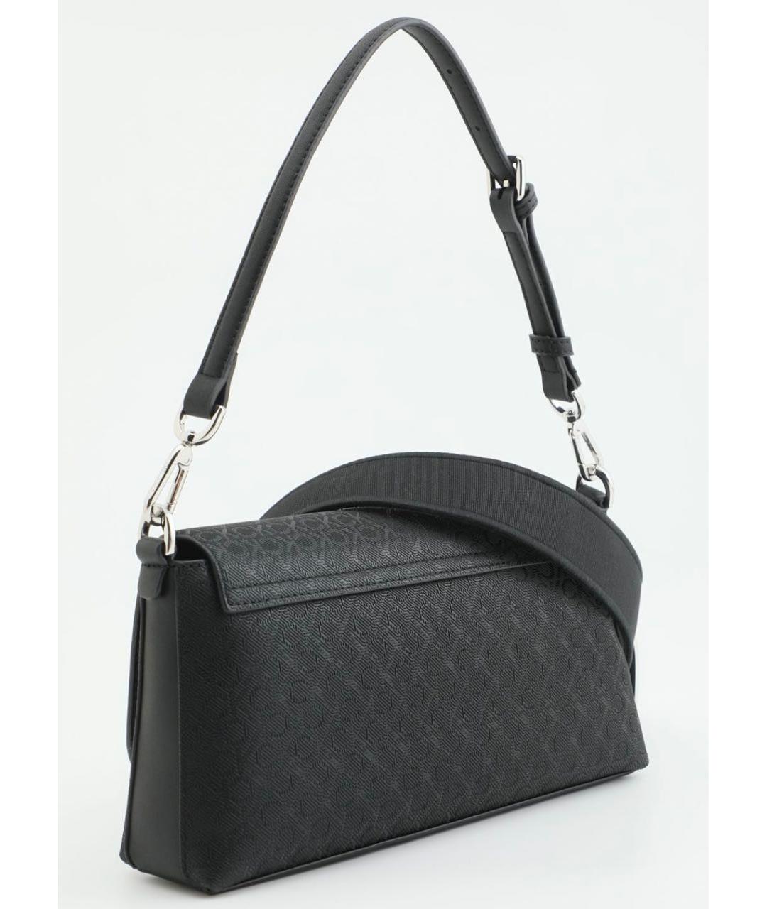 CALVIN KLEIN Черная сумка с короткими ручками, фото 3