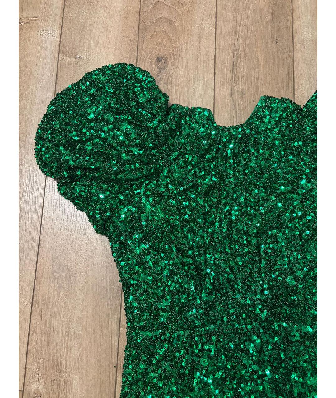 ROTATE Зеленые вечернее платье, фото 2