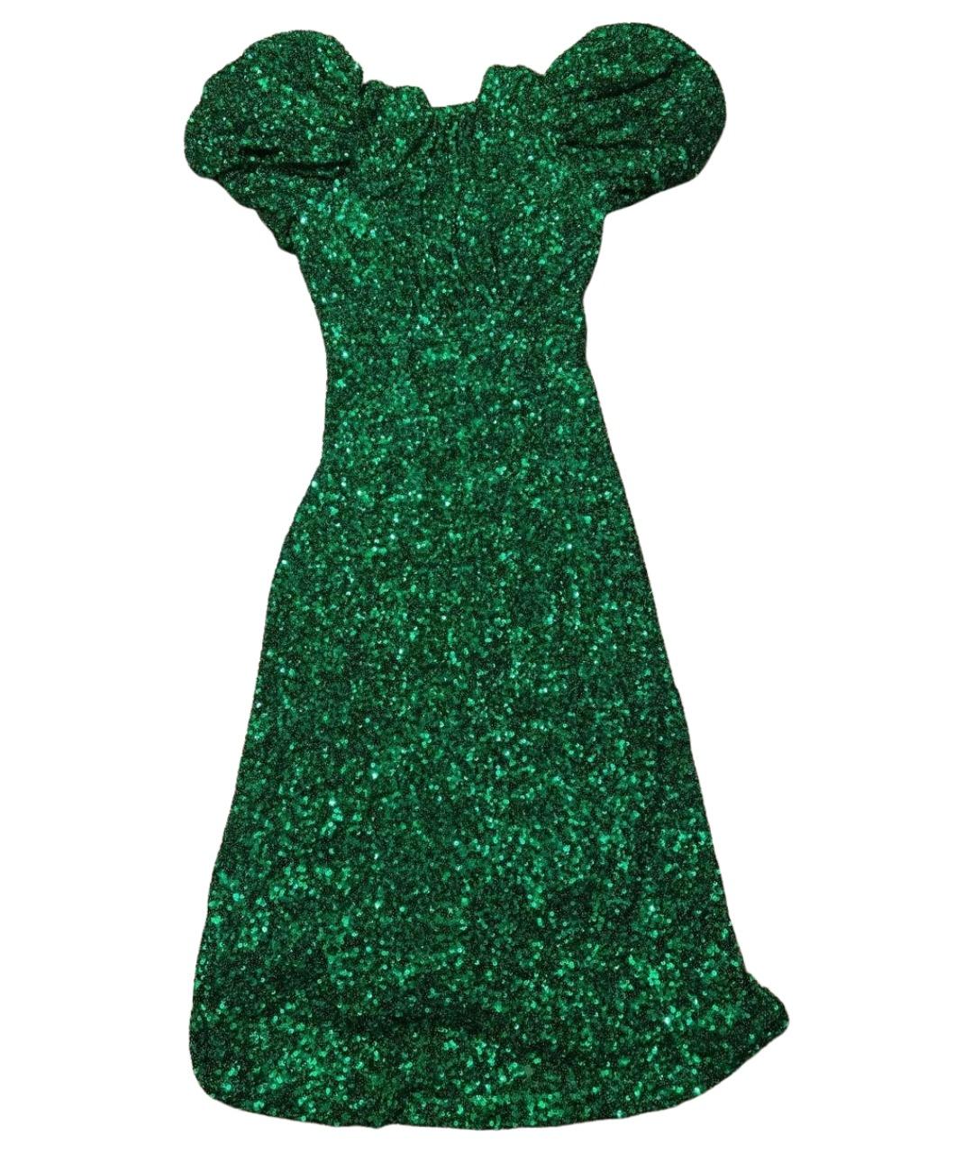 ROTATE Зеленые вечернее платье, фото 1