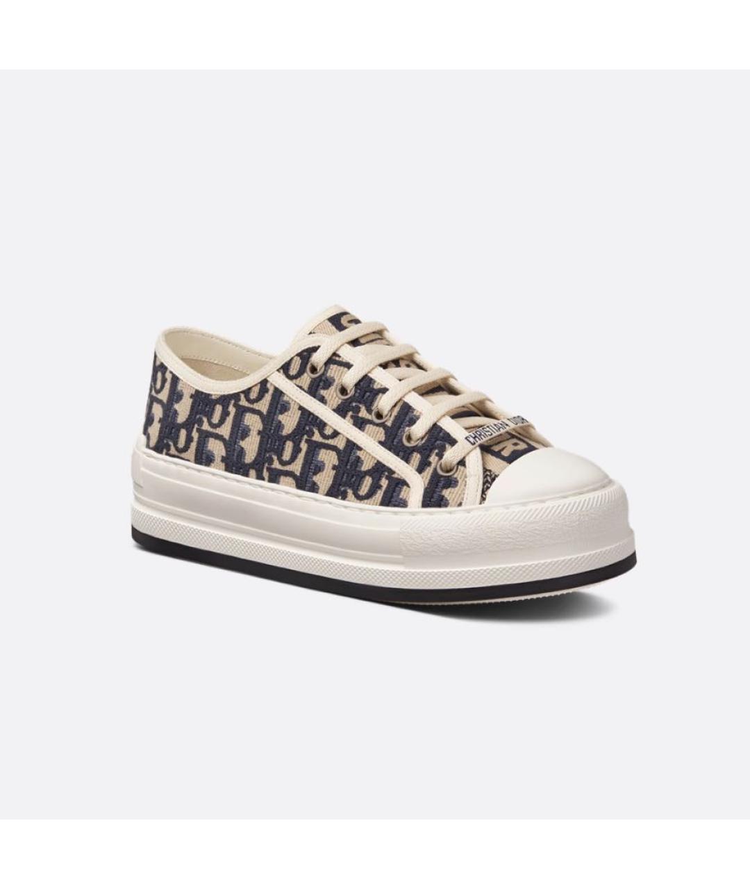 CHRISTIAN DIOR Мульти текстильные кеды, фото 2