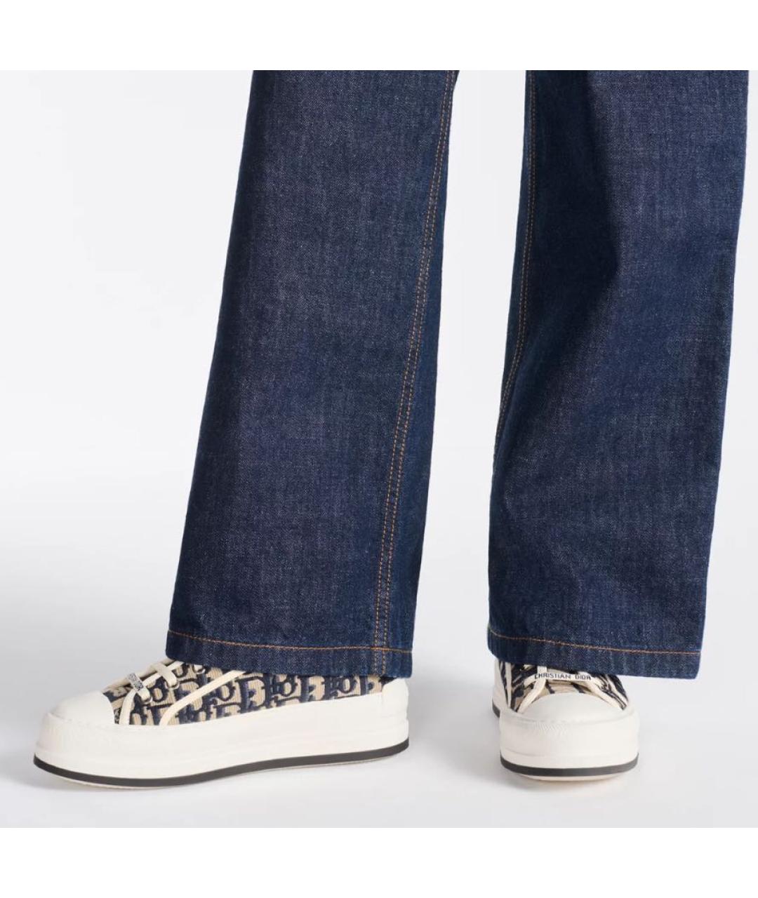 CHRISTIAN DIOR Мульти текстильные кеды, фото 3