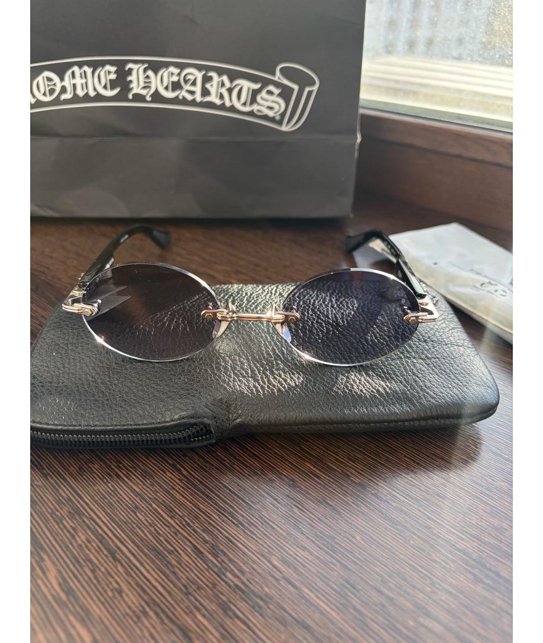 CHROME HEARTS Черные солнцезащитные очки, фото 5