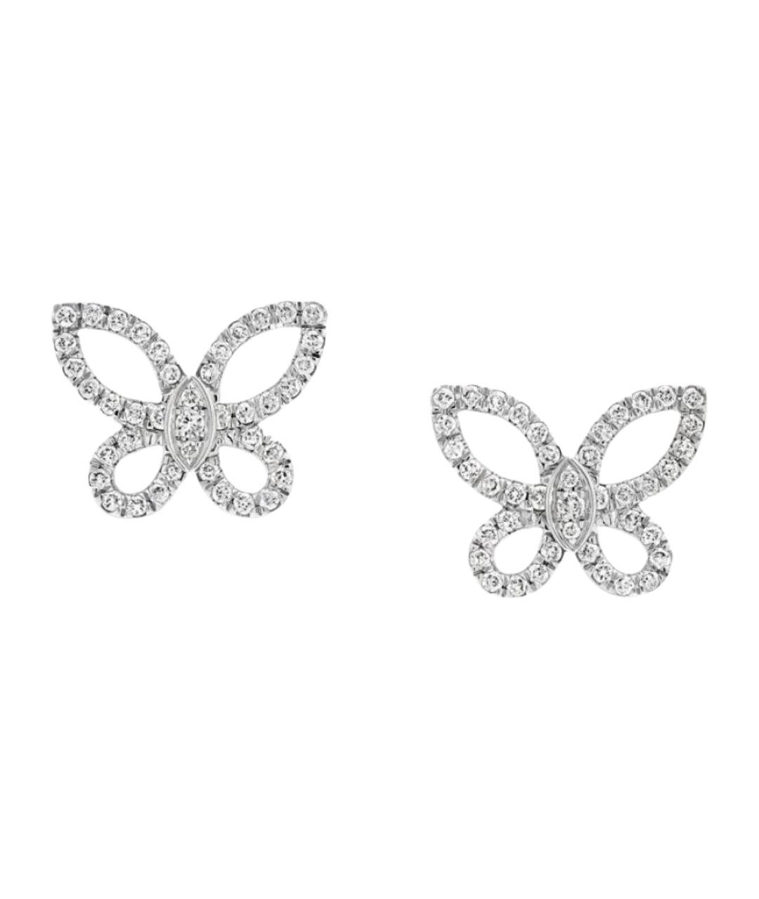 GRAFF Серебряные серьги из белого золота, фото 1