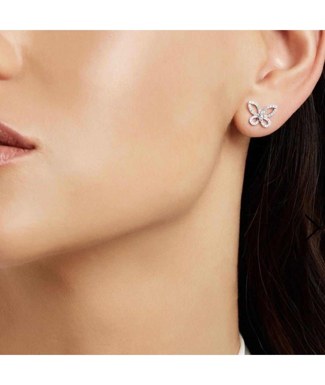 GRAFF Серебряные серьги из белого золота, фото 2