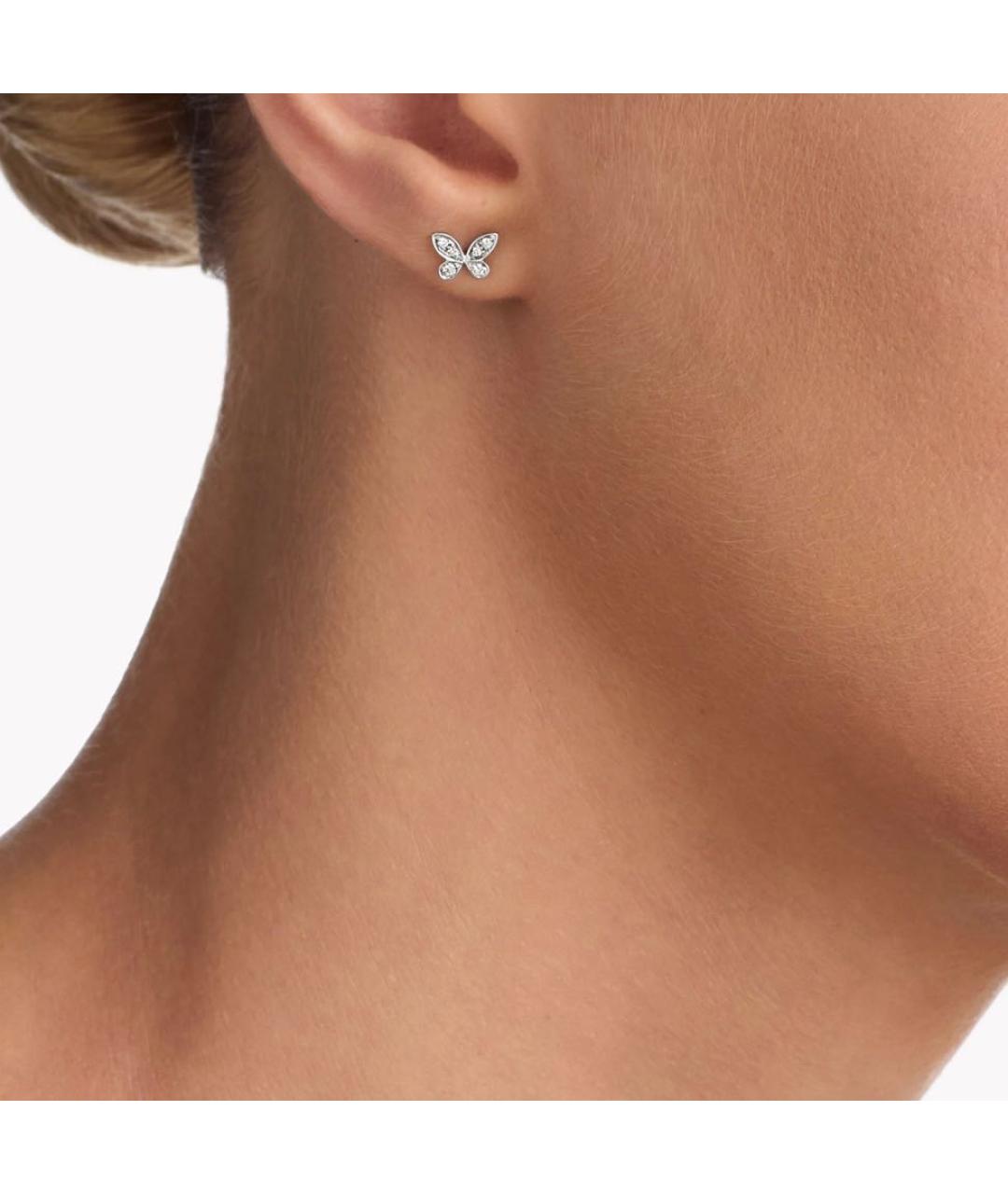 GRAFF Серебряные серьги из белого золота, фото 2