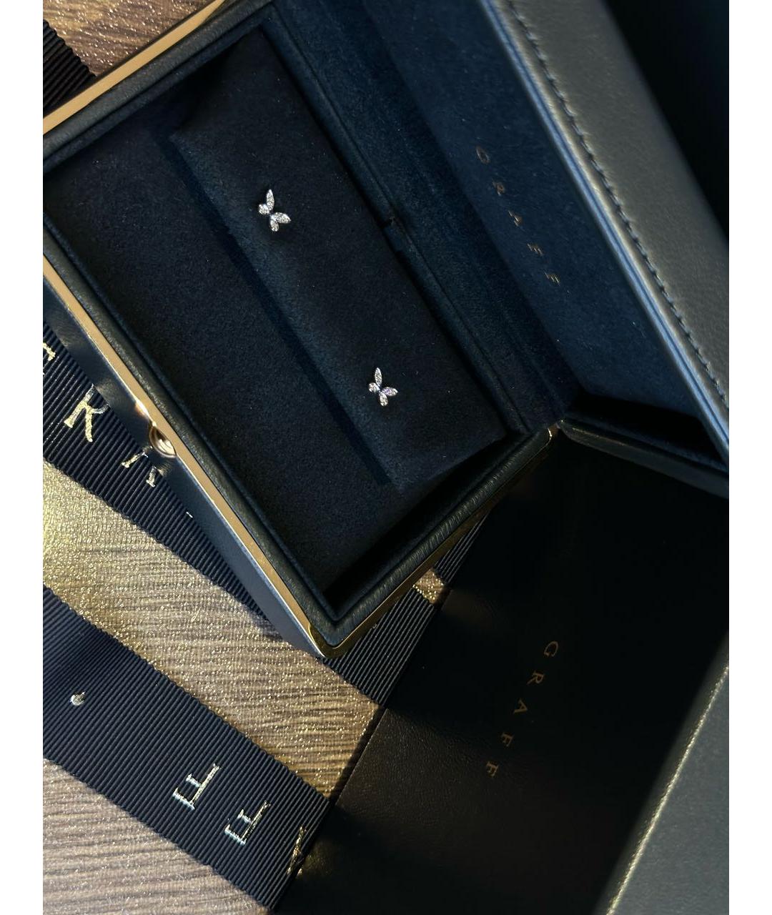 GRAFF Серебряные серьги из белого золота, фото 3