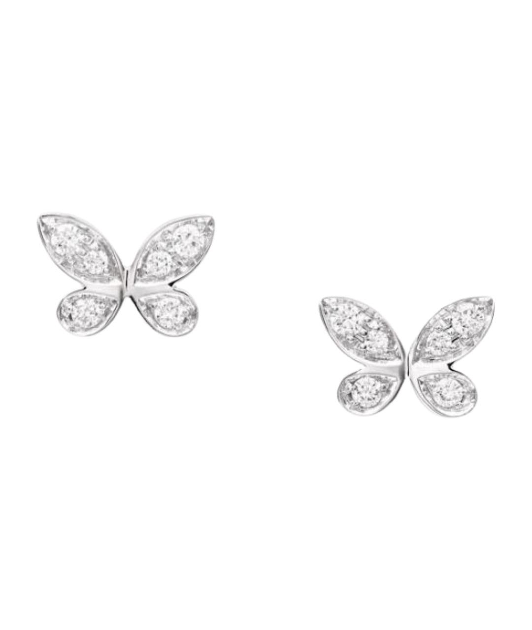 GRAFF Серебряные серьги из белого золота, фото 1