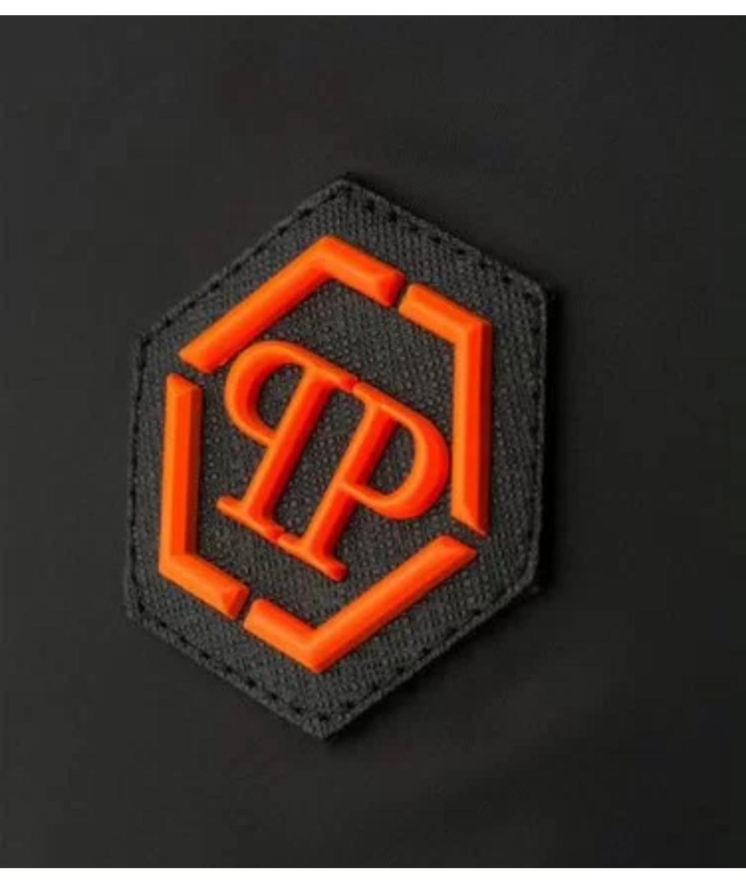 PHILIPP PLEIN Черная полиэстеровая куртка, фото 6