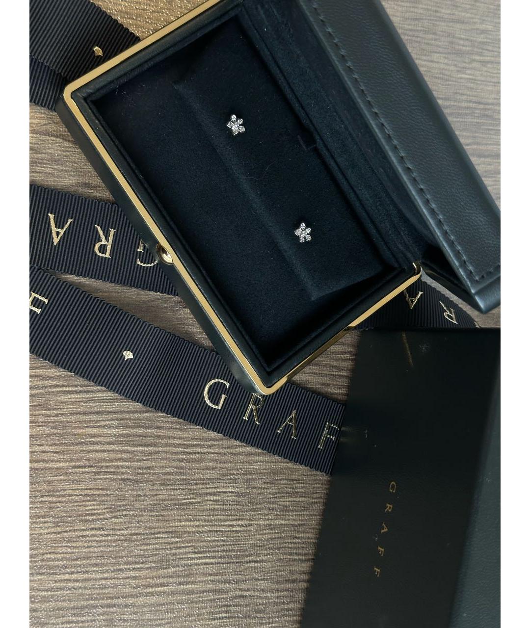 GRAFF Серебряные серьги из белого золота, фото 3